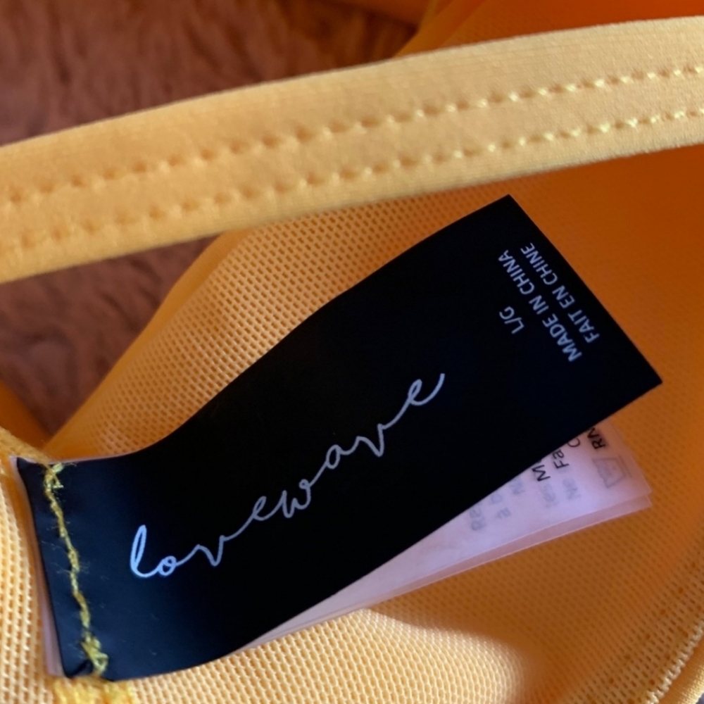 Lovewave Brittany Yellow Sports Bra - Picture 5 of 6